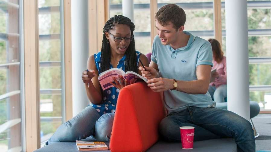 Students in the Julian Study Centre on Campus