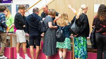 Parents and prospective students at UEA Open day