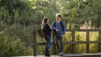Students exploring the city