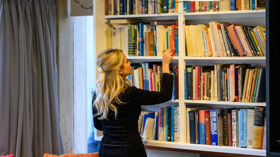 Browsing Books in the Multifaith Centre