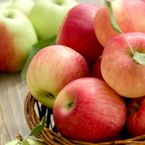 Apples in basket