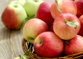 Apples in basket