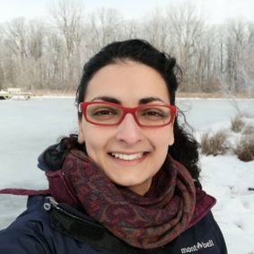 Elise Allély Fermé by frozen lake