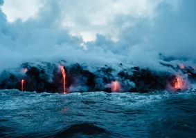 volcanic lava