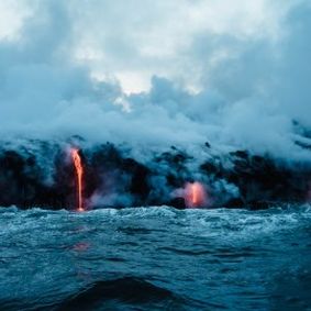 volcanic lava