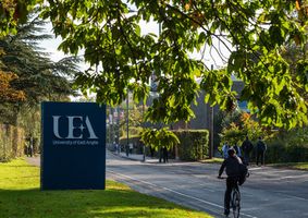 UEA entrance and sign
