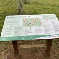 Sign at People's Park Community Orchard