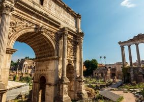 Picture of the Imperial Forum in Rome, Italy