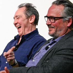 Charlie Higson and Paul Whitehouse at UEA