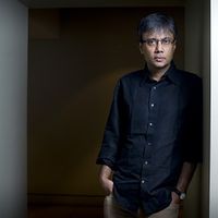 Amit Chaudhuri pictured for National Centre for Writing