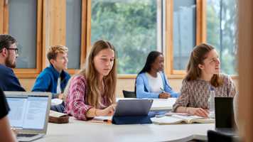 Students in a seminar