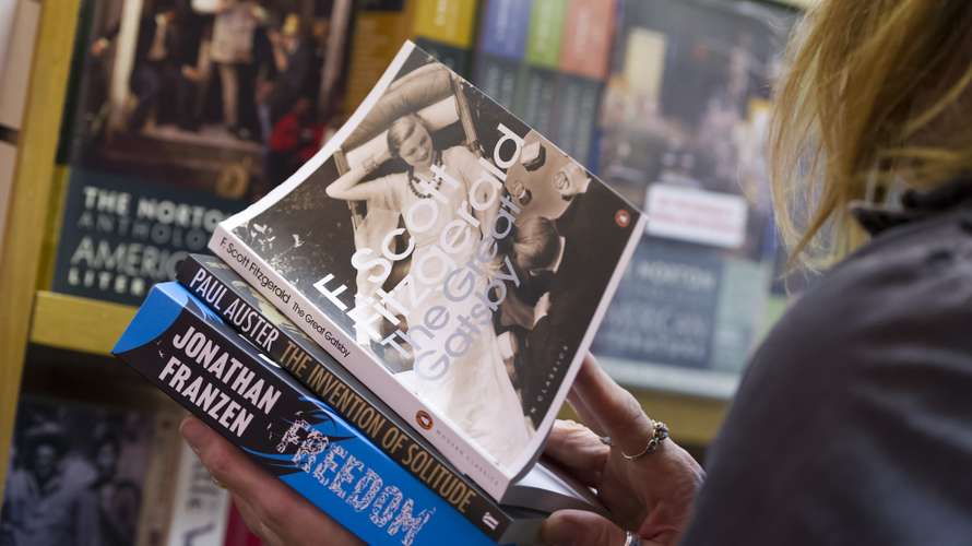 American Studies - American Books in Waterstones Bookshop on campus