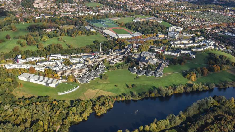 Aerial images taken of UEA in October 2016