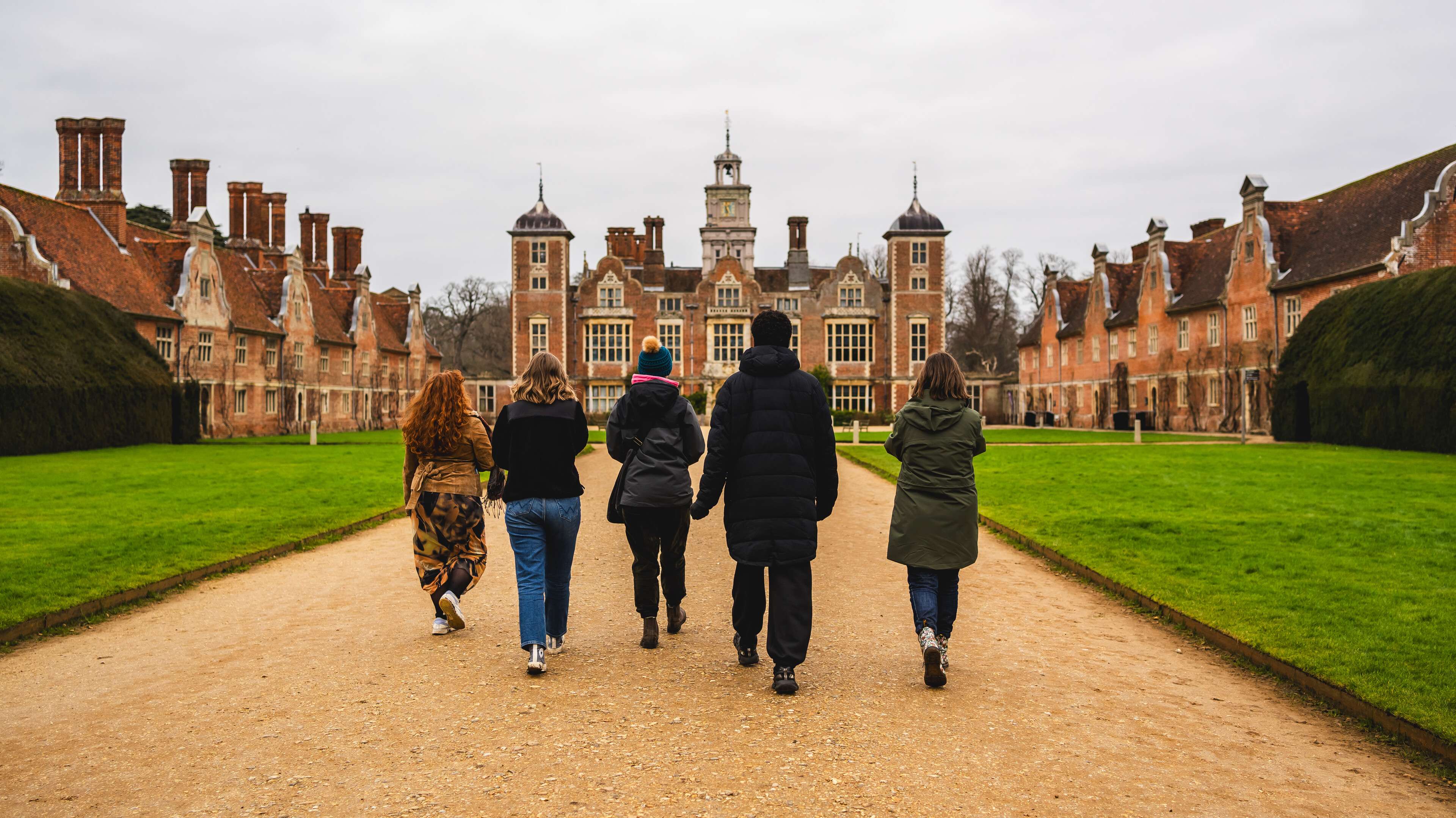 History students' field trip to Blickling Hall, exploring its historical significance, architecture, and role in British heritage
