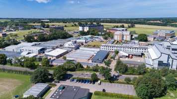Aerial view of The Norwich Research Park