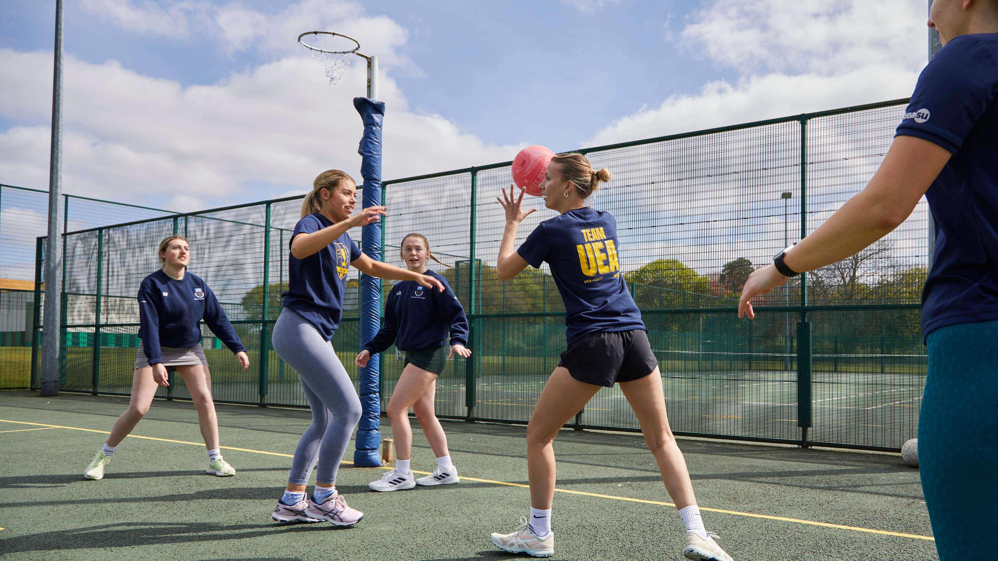 Netball practice
