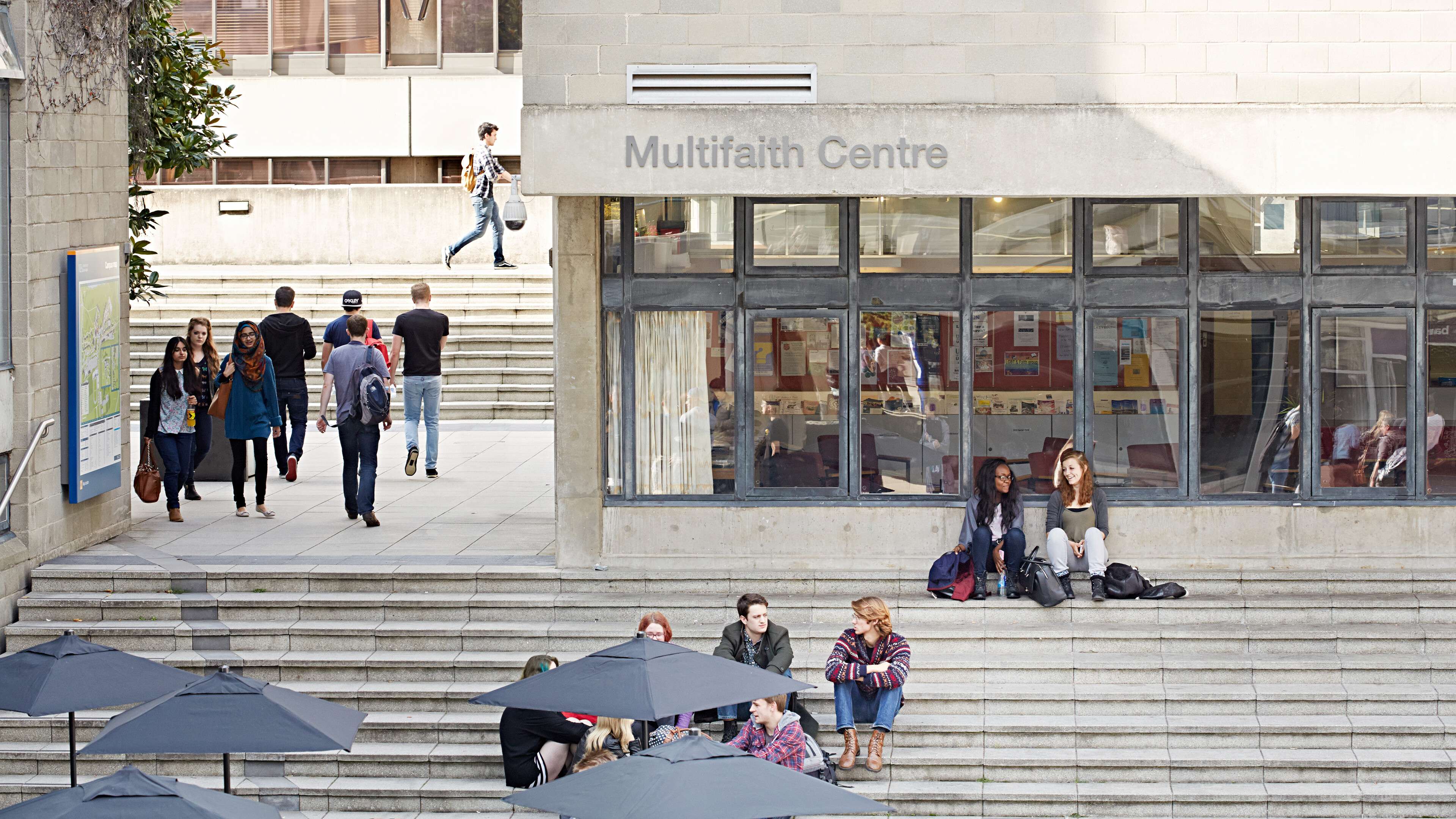 View of the Multifaith Centre from the Square