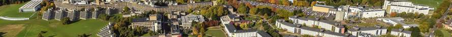 Aerial view of UEA campus
