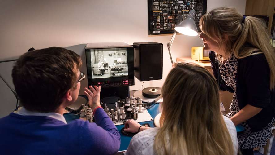 Students using equipment at the EAFA 2015