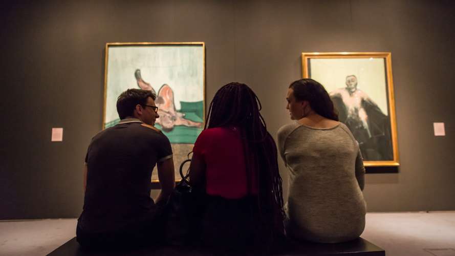 Art History and World Art Studies Students in the Sainsbury Centre for Visual Arts