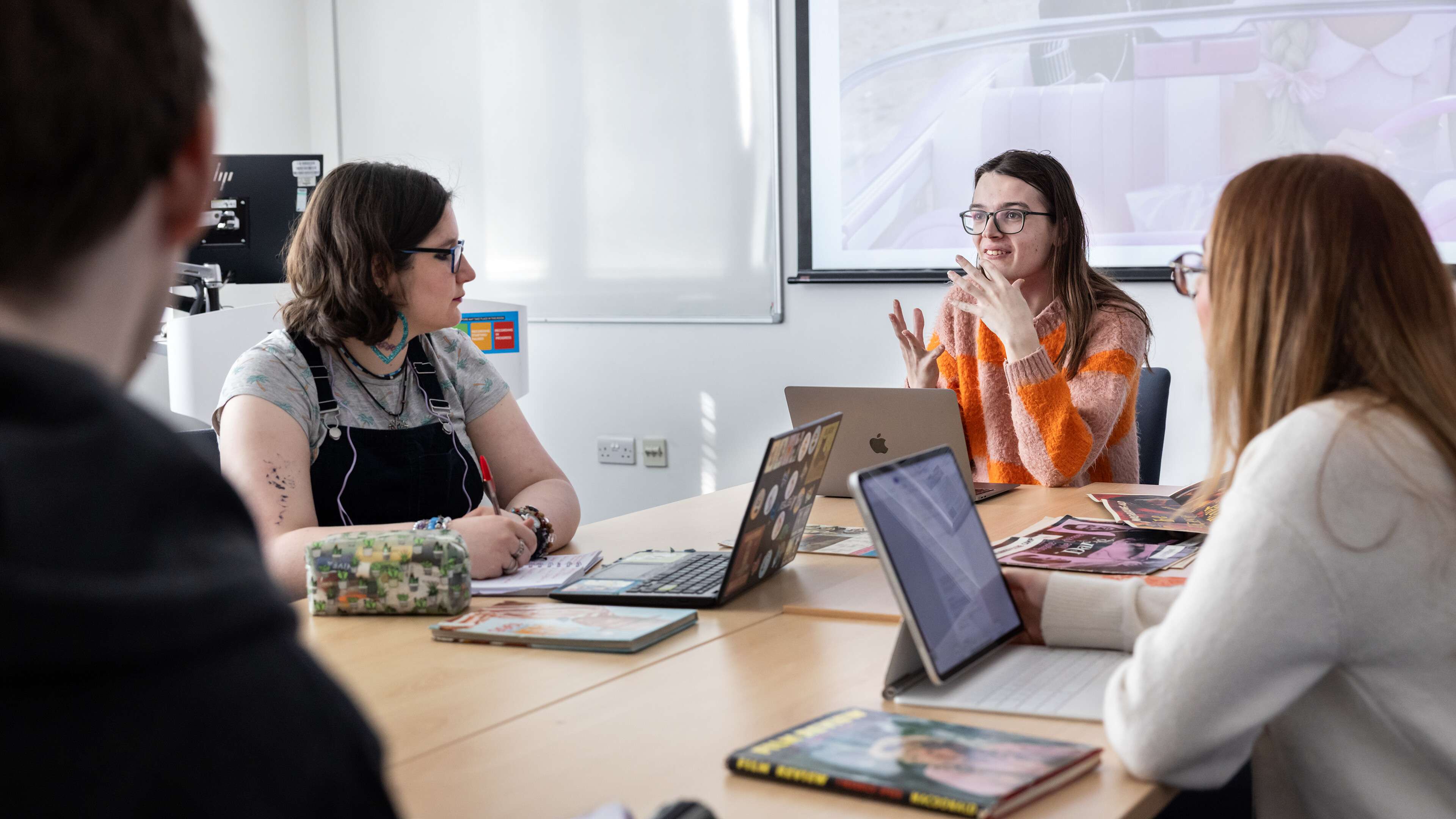 Students in a Seminar Session