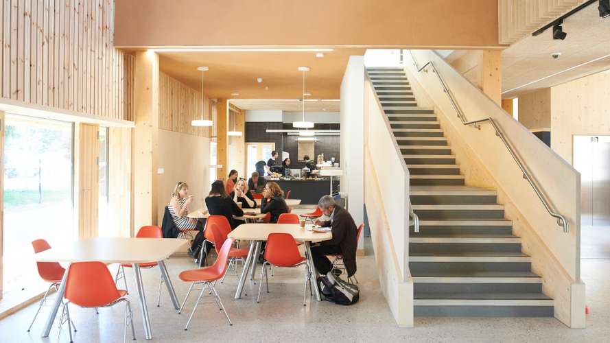 The interior of the Enterprise Centre