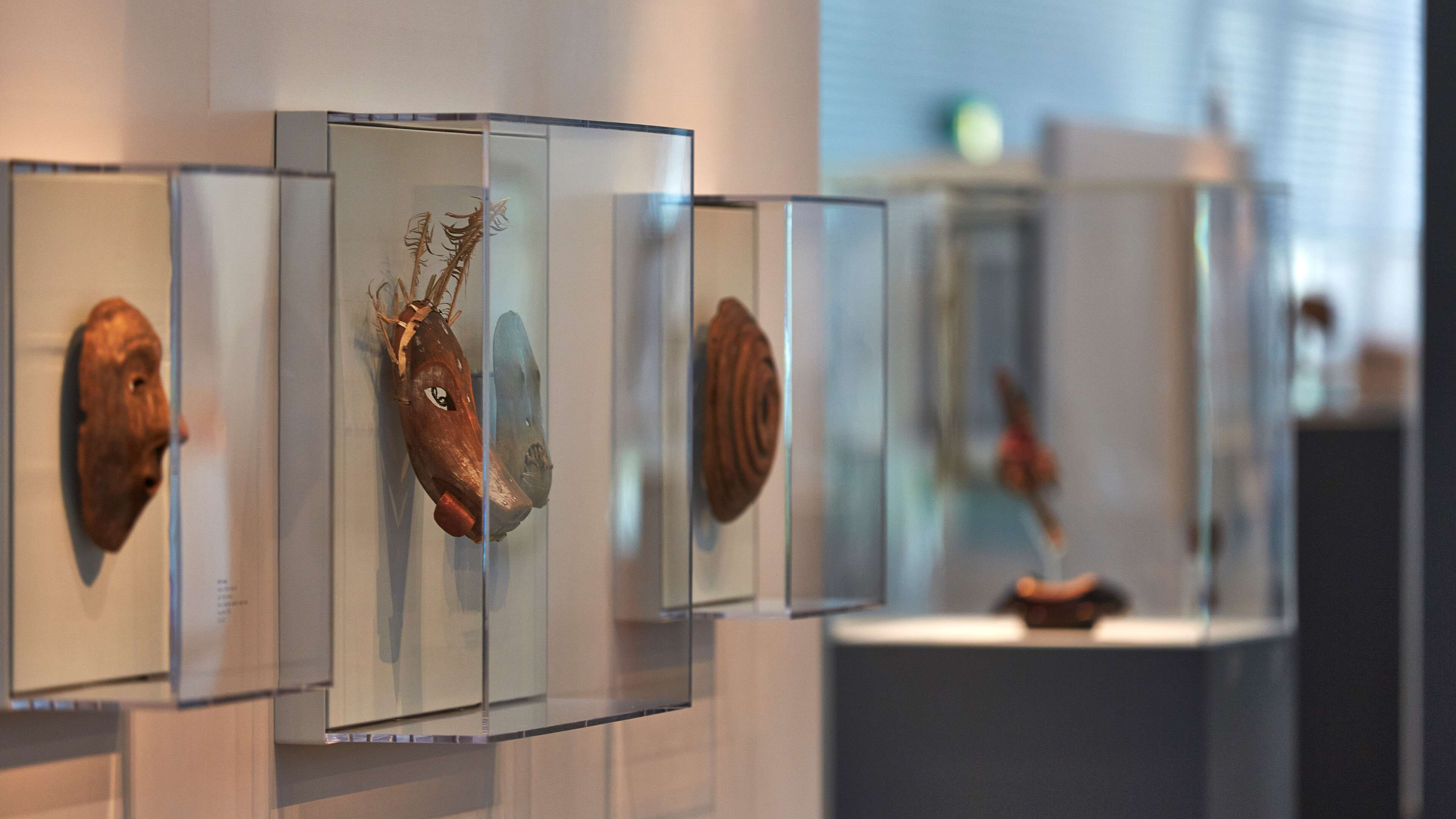 Internal shot of the works of art on display in the SCVA