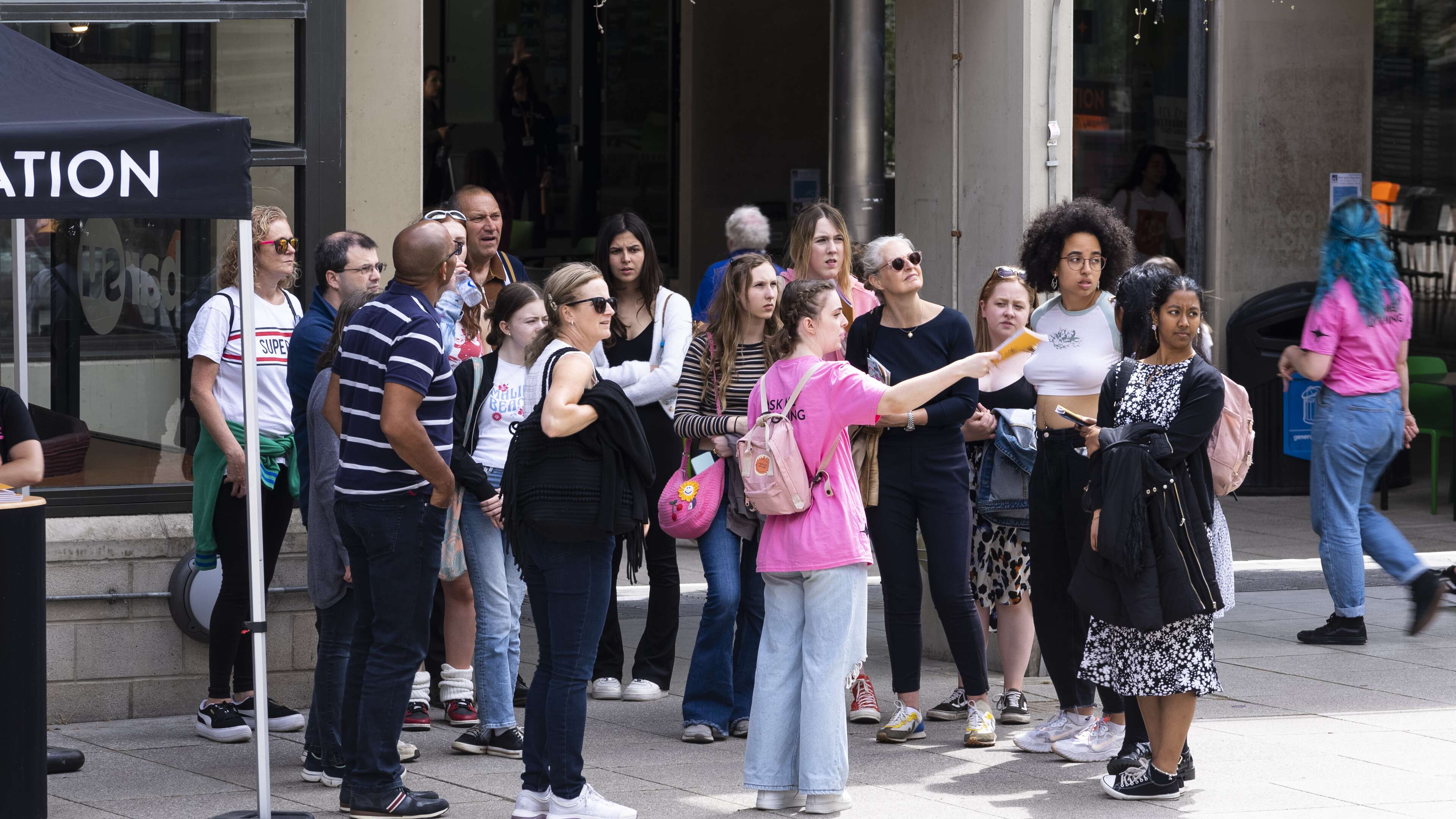 Visitors on a Campus Tour