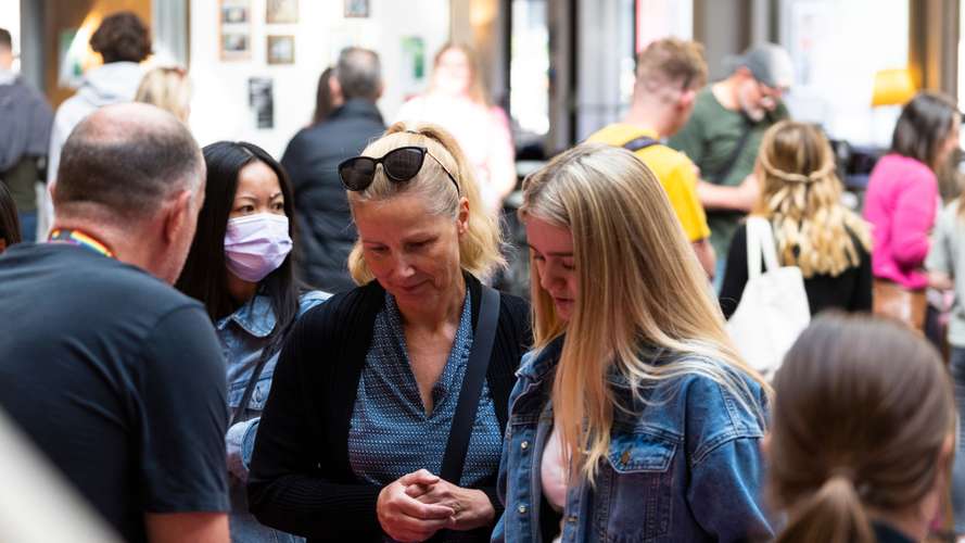 Parent and student at University Open Day