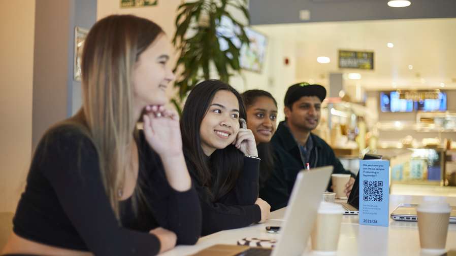 students sitting in Zest