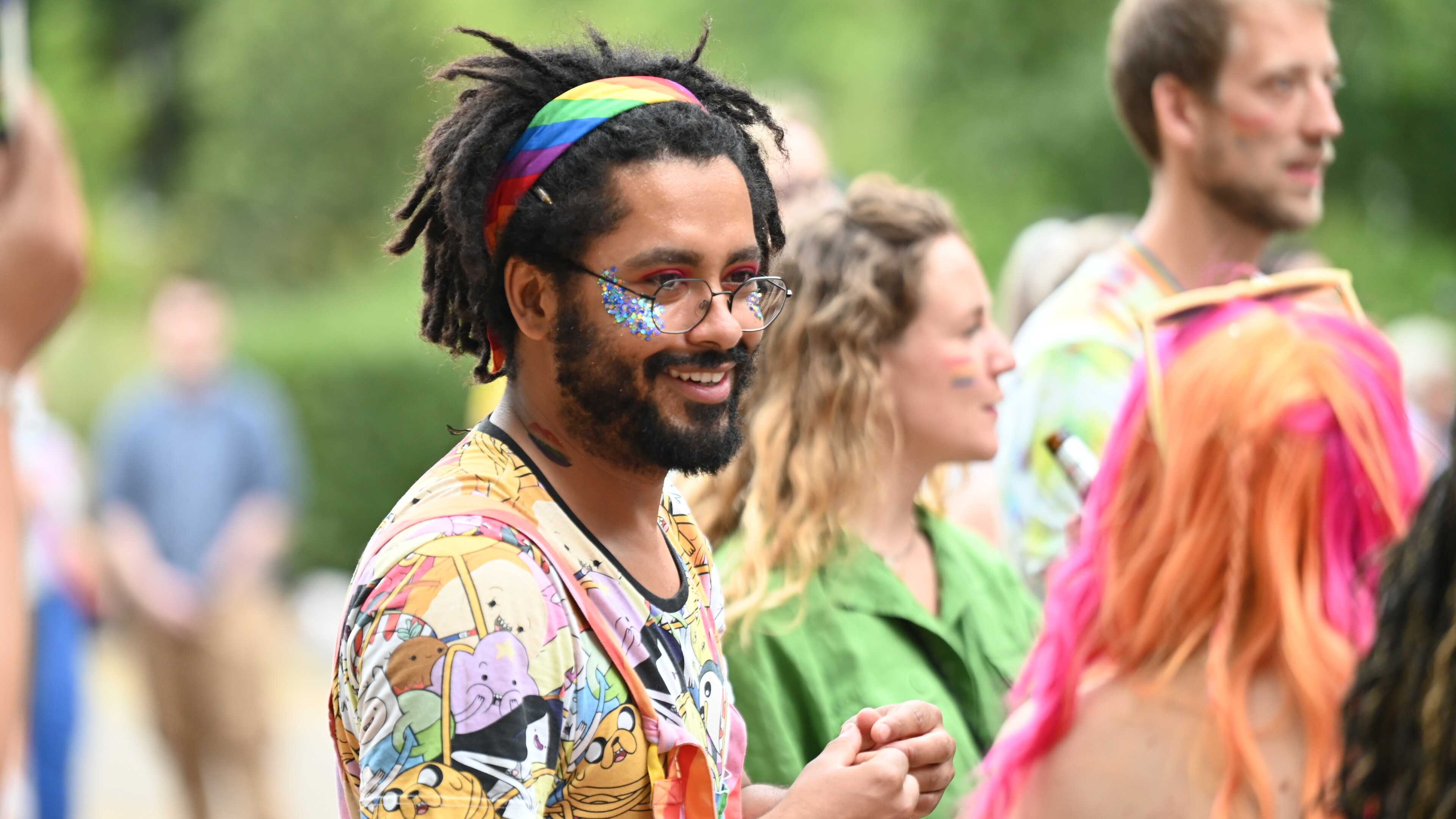 Student at Norwich Pride
