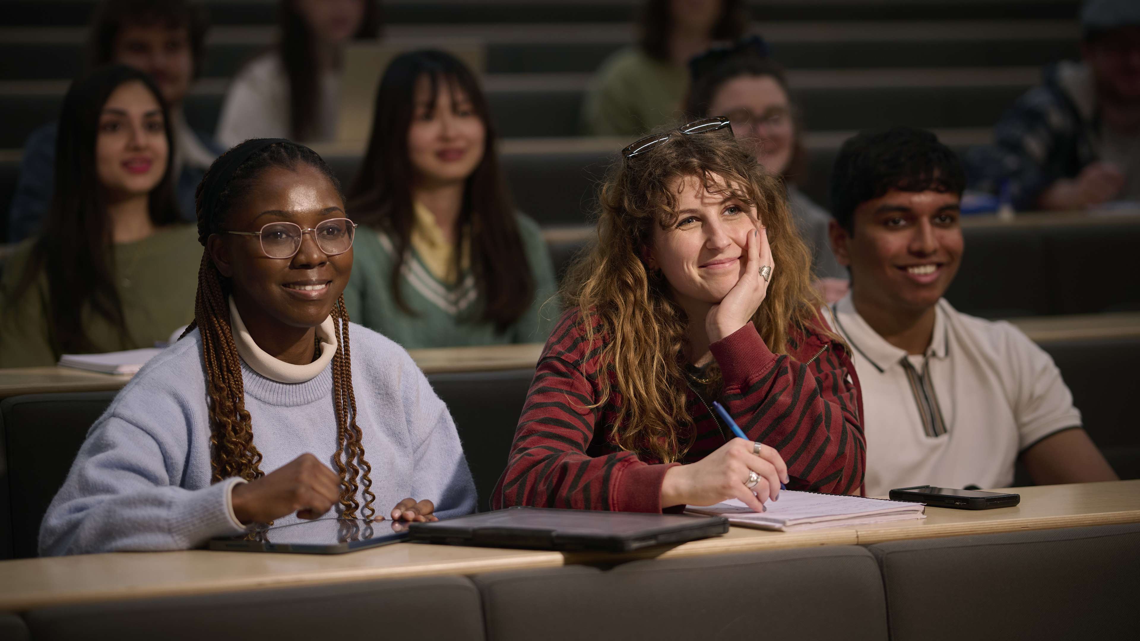 Students in a lecture