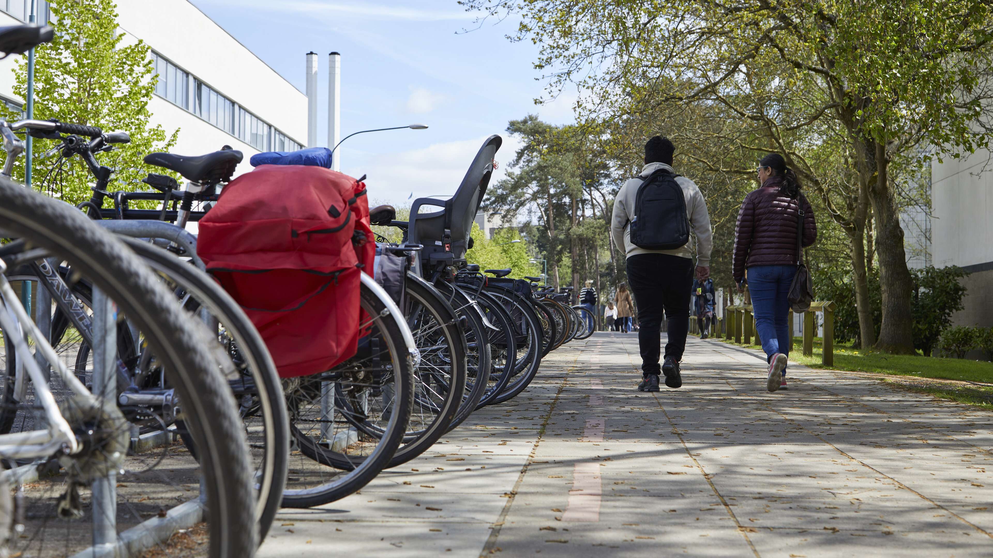 Bicycle storage on campus