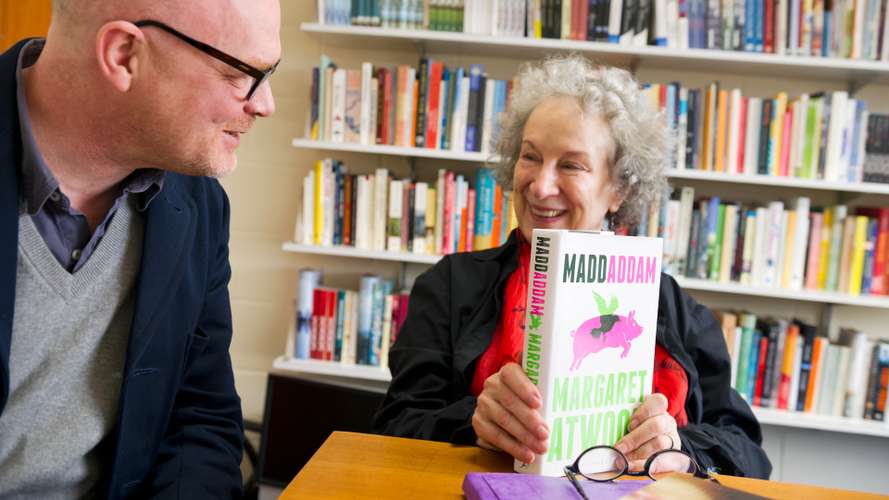 Margaret Atwood was the 3rd UNESCO Visiting Professor for Creative Writing. She visited campus for two months in March 2014.