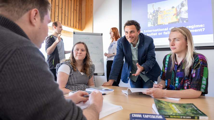 Politics & IR Students in Seminar Sessions