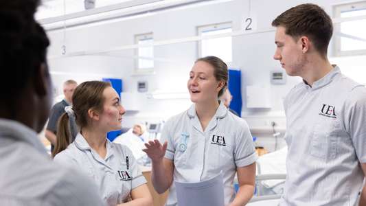 nurses discussing