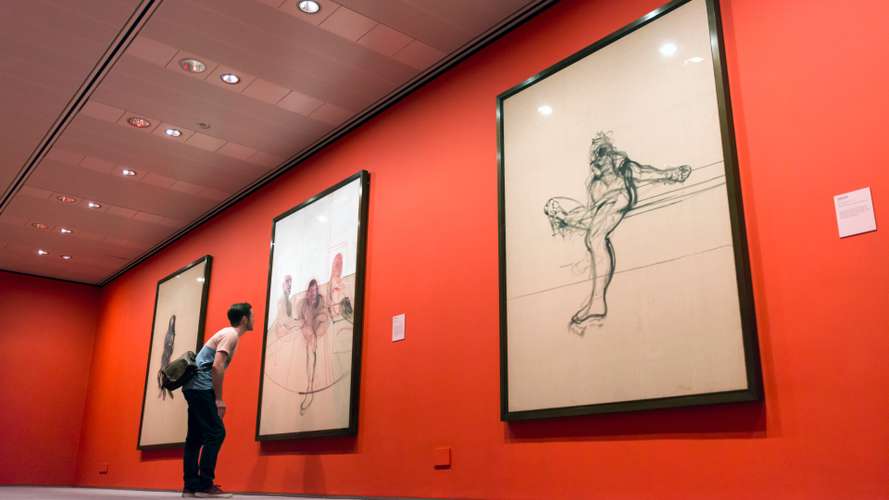 Art History and World Art Studies Students in the Sainsbury Centre for Visual Arts