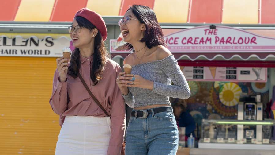 Students exploring and relaxing in Norwich