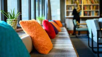 Cushions at the Faith Centre
