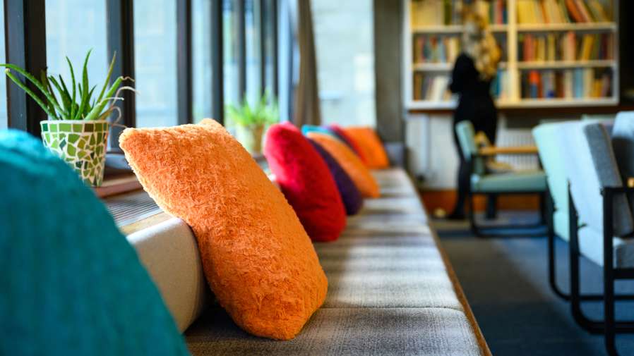 Cushions at the Faith Centre