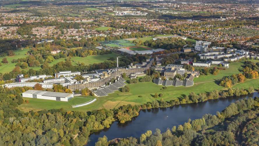 Aerial images taken of UEA in October 2016