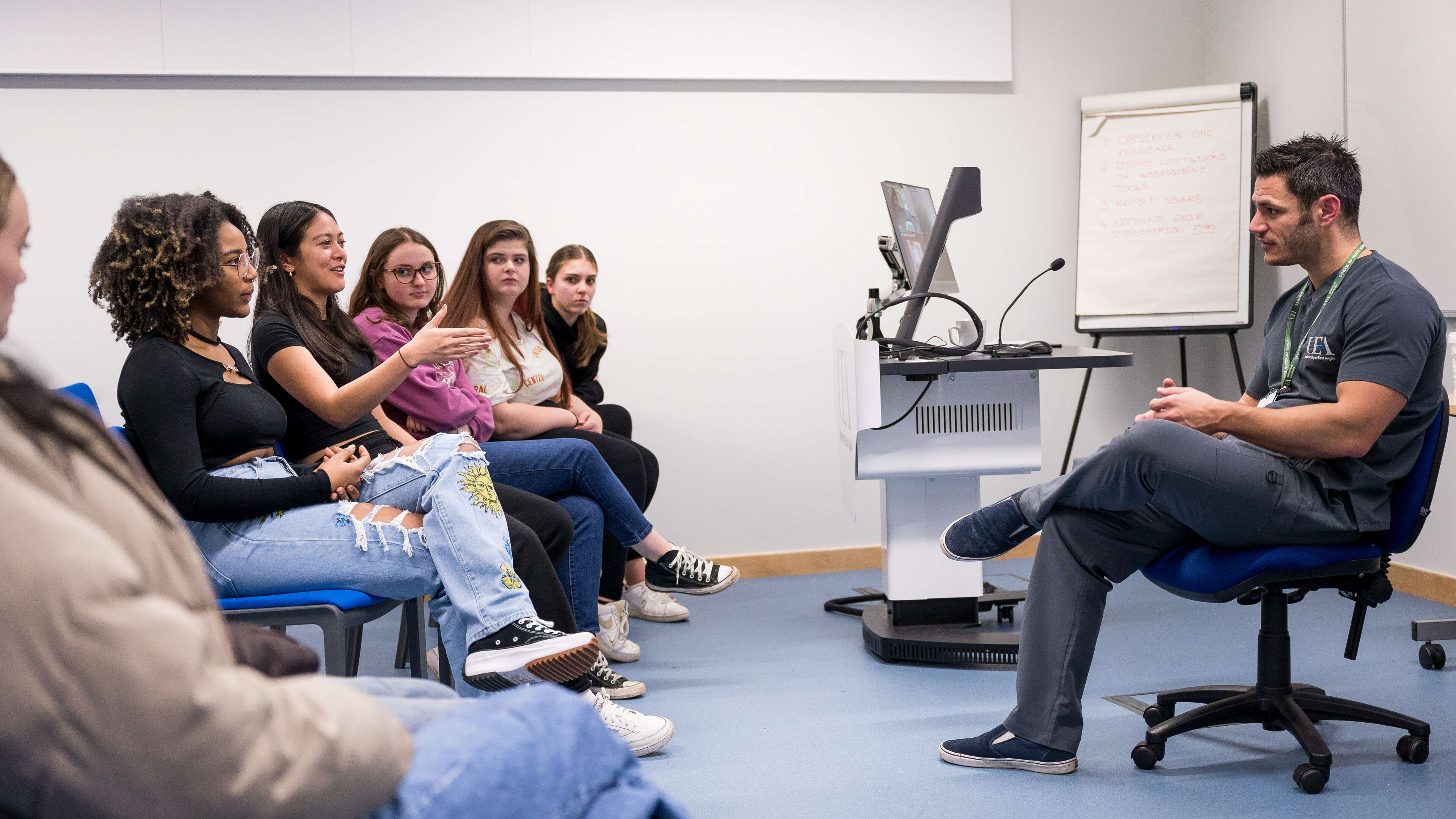 Students in an Anaesthetic Surgical Skills Session