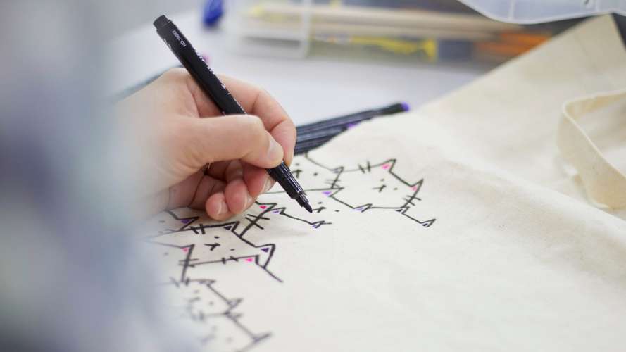 Student in a SIZ 'study together' session