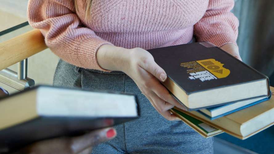 Students in the Library
