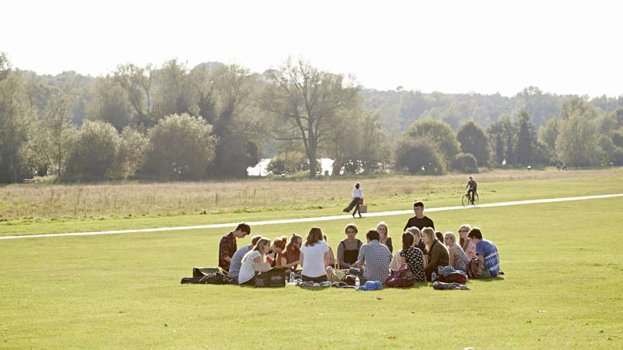 UEA students on the Broad