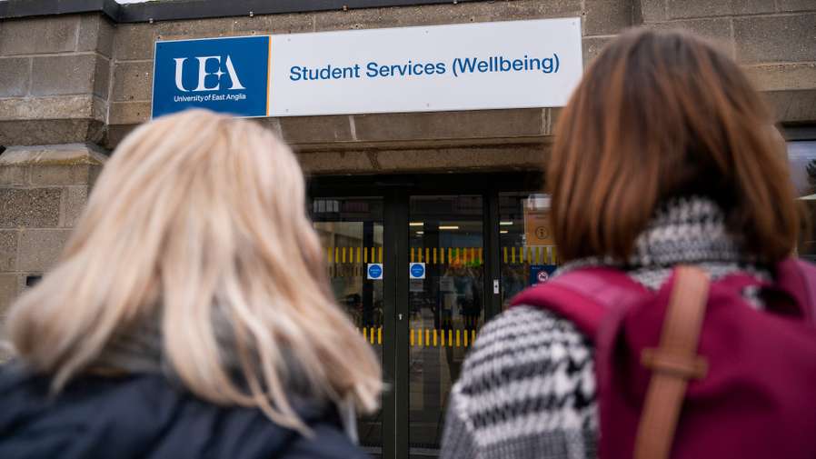 Entrance to Student Services