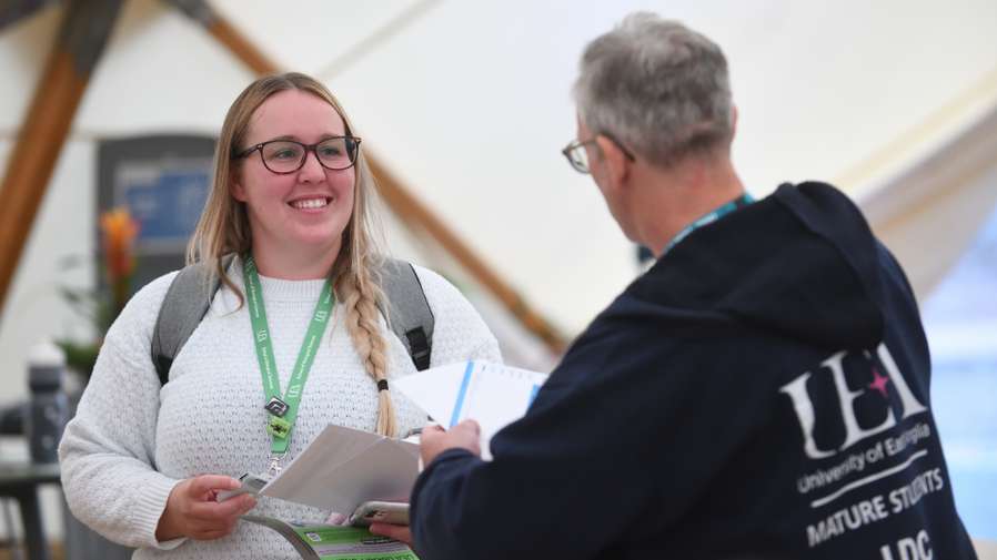 Mature Students in The Dome during Welcome Week 2022