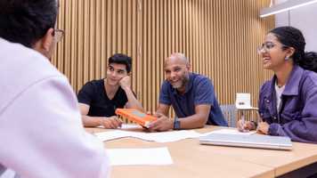 Literature students in a seminar
