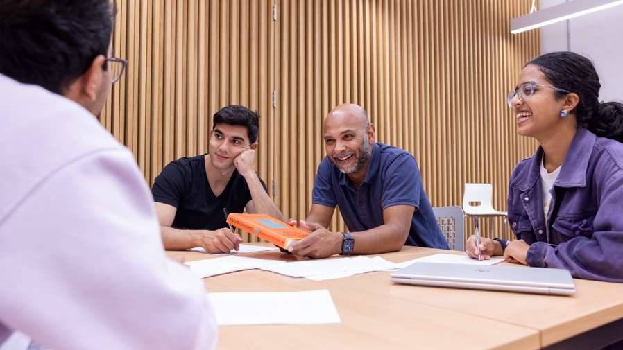 Literature students in a seminar
