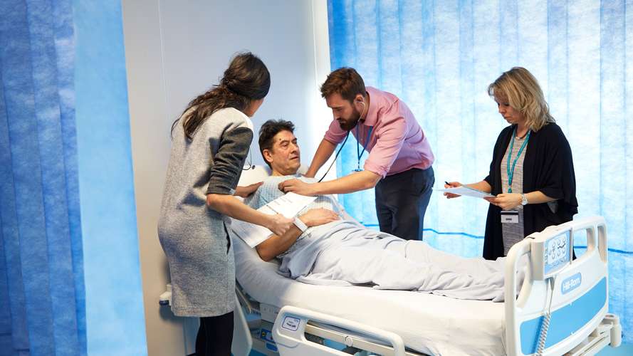 Medical Students with Patient - Norwich Medical School